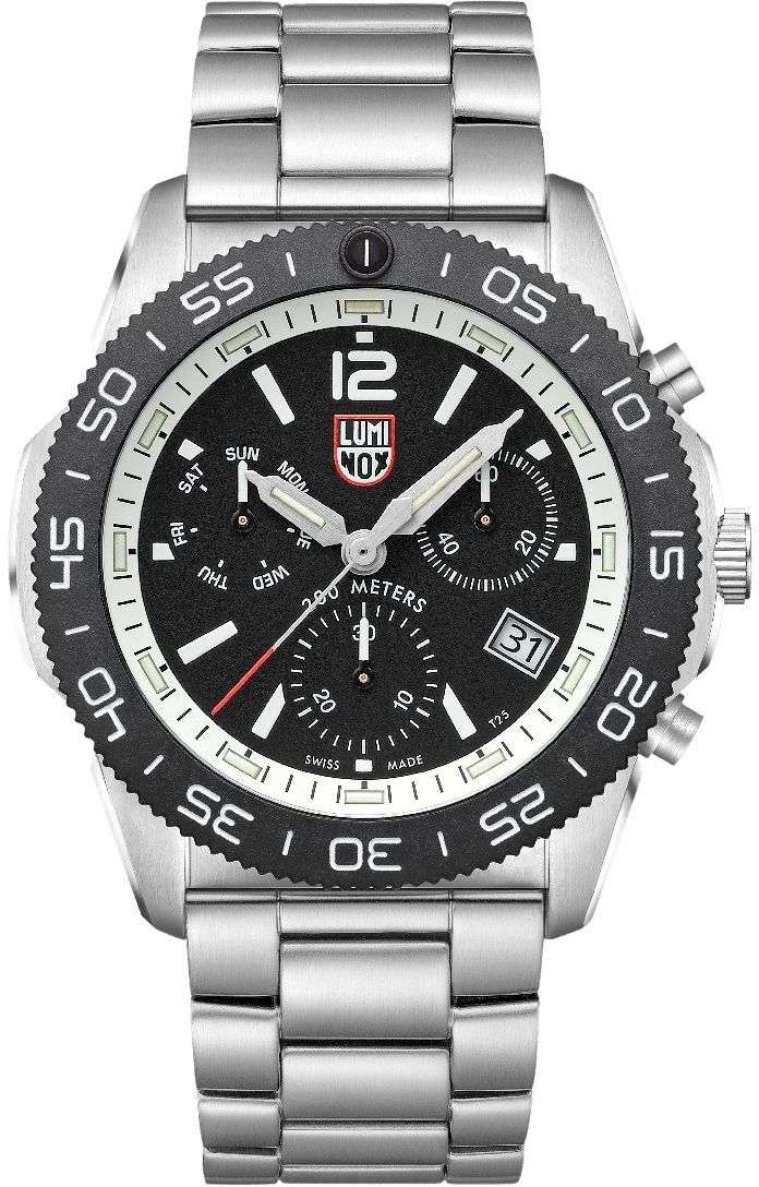 Men's Luminox Pacific Diver Chronograph Steel Swiss Watch XS.3141.M