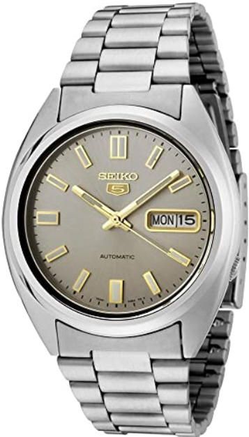 Men's Seiko 5 Automatic Day-Date Style Steel Watch SNXS75 SNXS75K1