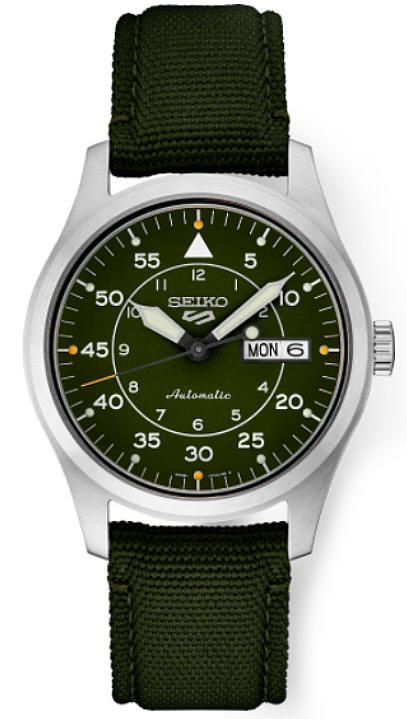 Men's Seiko 5 Sports Automatic Military Style Watch SRPH29