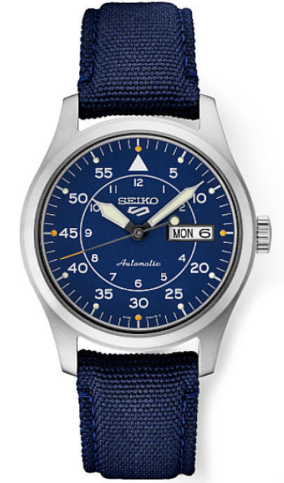 Men's Seiko 5 Sports Automatic Military Style Watch SRPH31