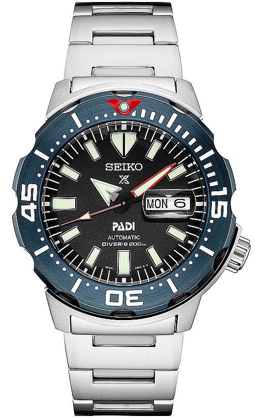 Men's Seiko Prospex Monster PADI Diver's Automatic Watch SRPE27 4R36-07B0