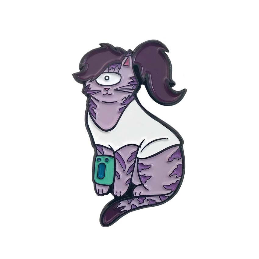 Mutant Cat Enamel Pin By Danielle V