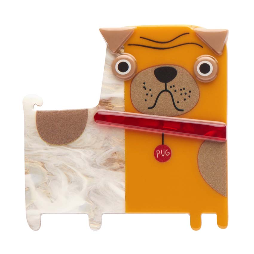 Order of the Pug Brooch By Erstwilder X Terry Runyan