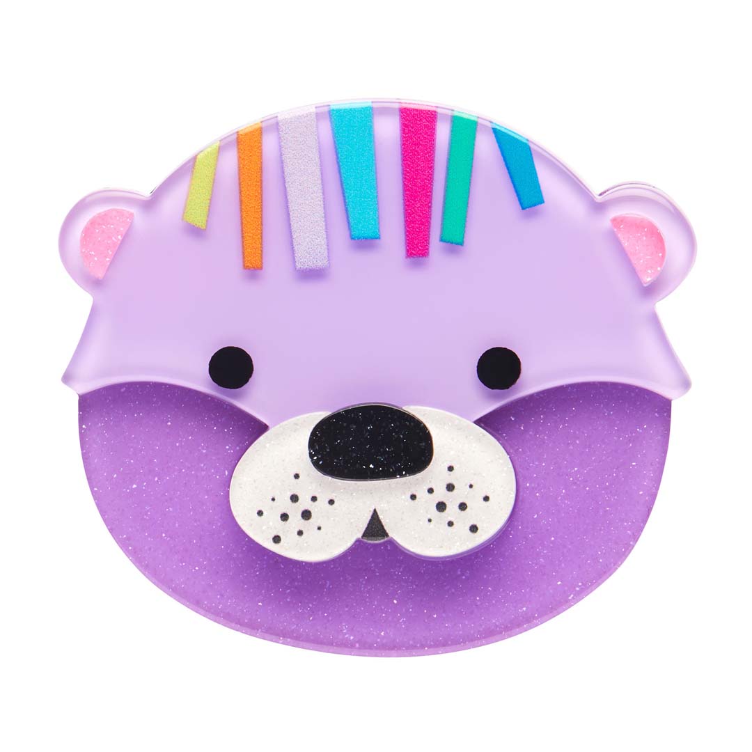 Owen The Otter Brooch By Erstwilder X Kasey Rainbow