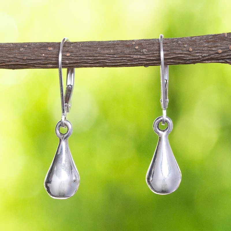 Taxco Sterling Silver Earrings, "Juno"