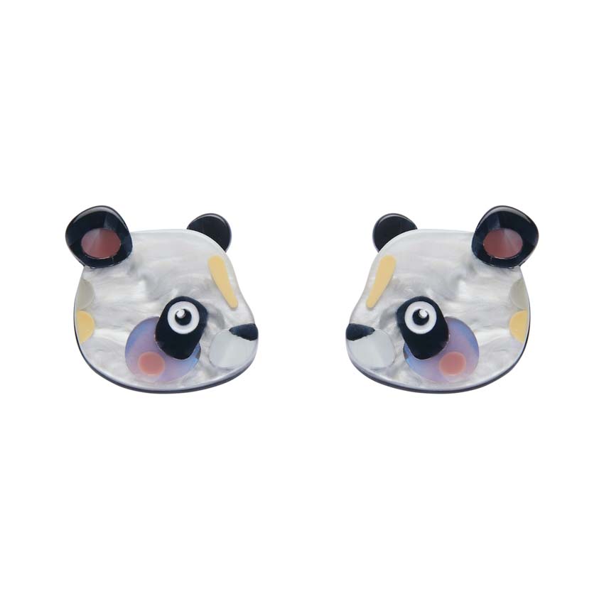 The Patient Panda Earrings By Erstwilder X Pete Cromer