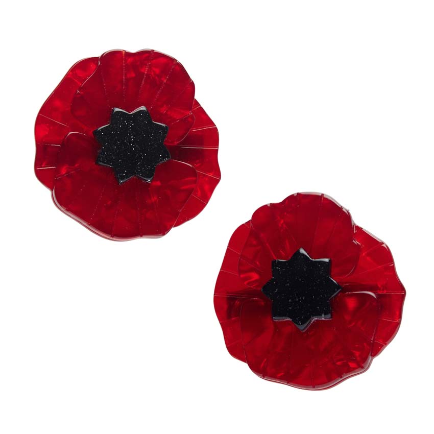 Poppy Field Hair Clips By Erstwilder