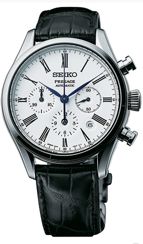 Seiko Presage Enamel Automatic Chronograph SRQ023