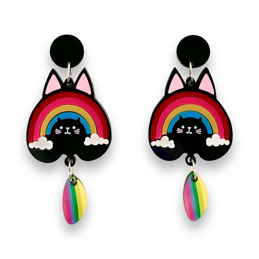 Rainbow Rascal Earrings By Wintersheart