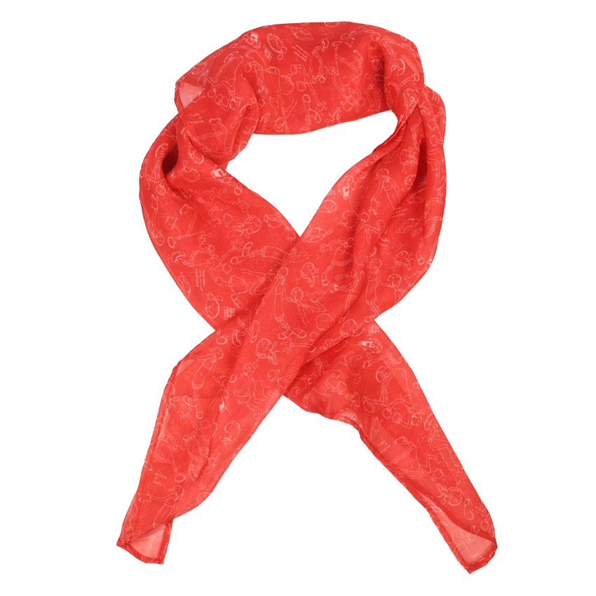Popeye X Unique Vintage Olive Oyl Print Hair Scarf