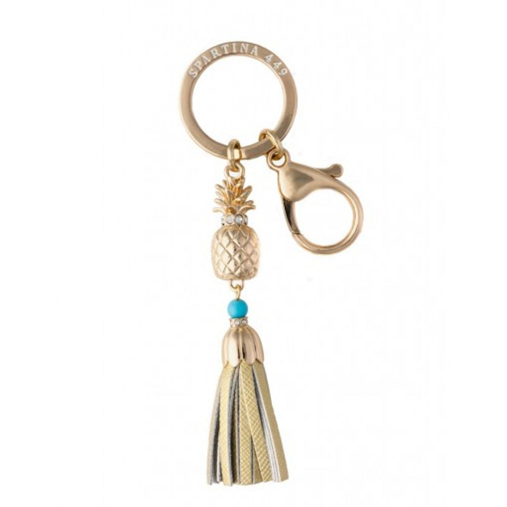 Spartina Gold Pineapple Keychain