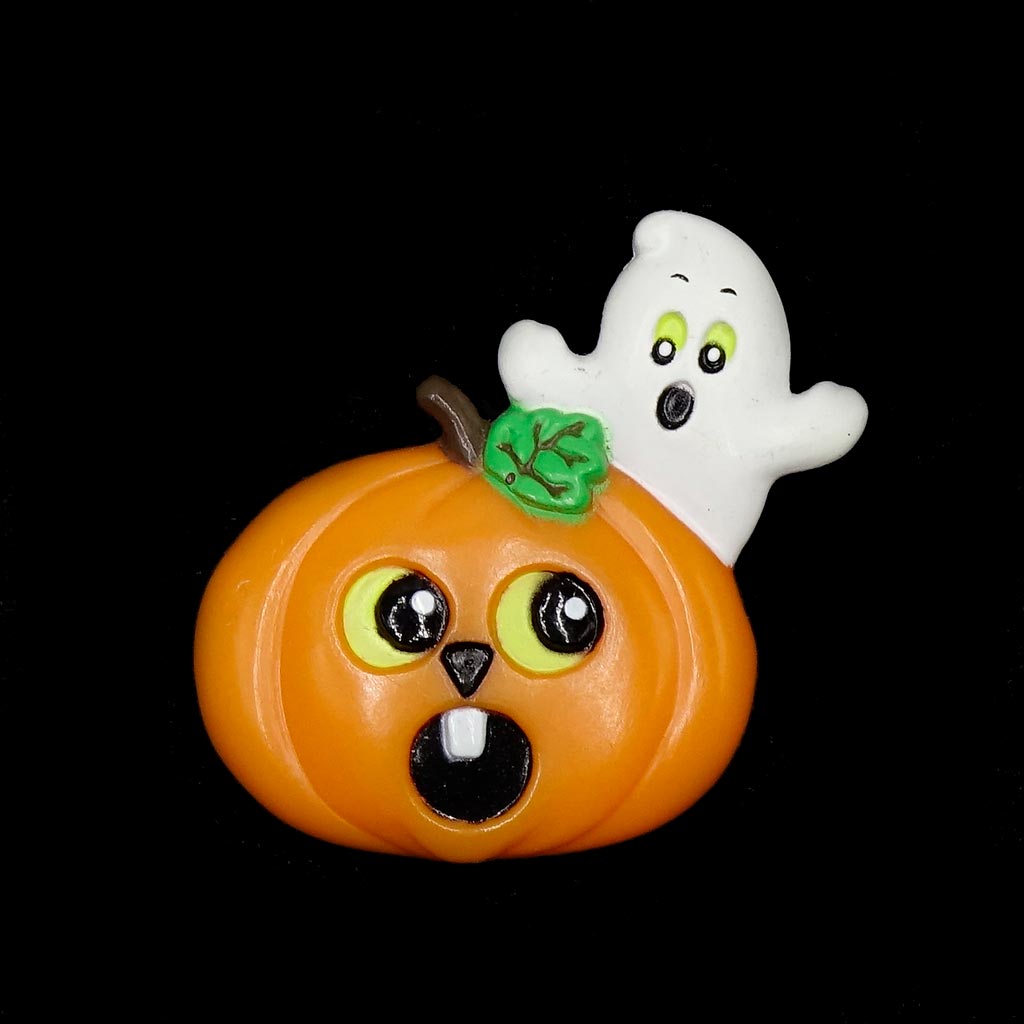Vintage Doubly Scared Halloween Pin By Russ