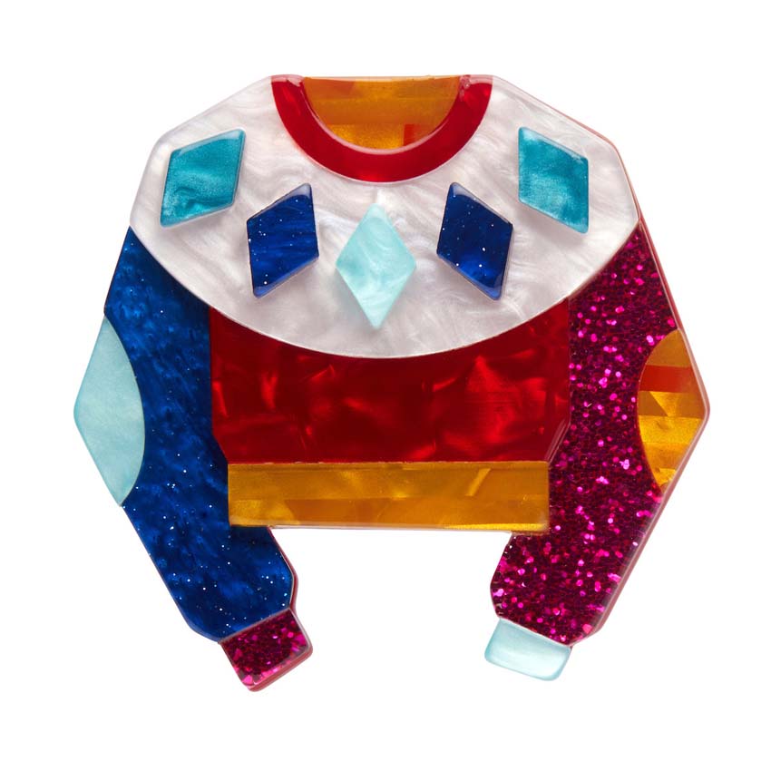 Seasonal Sweater Brooch By Erstwilder