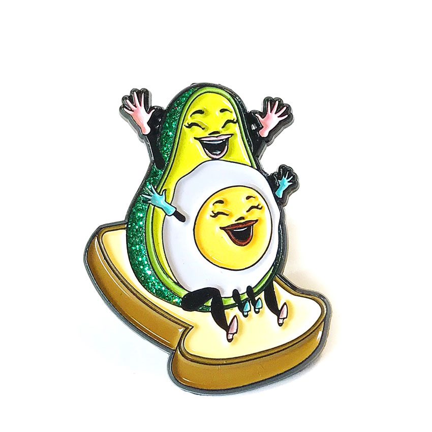 So Happy Together Enamel Pin By Kitschy Delish