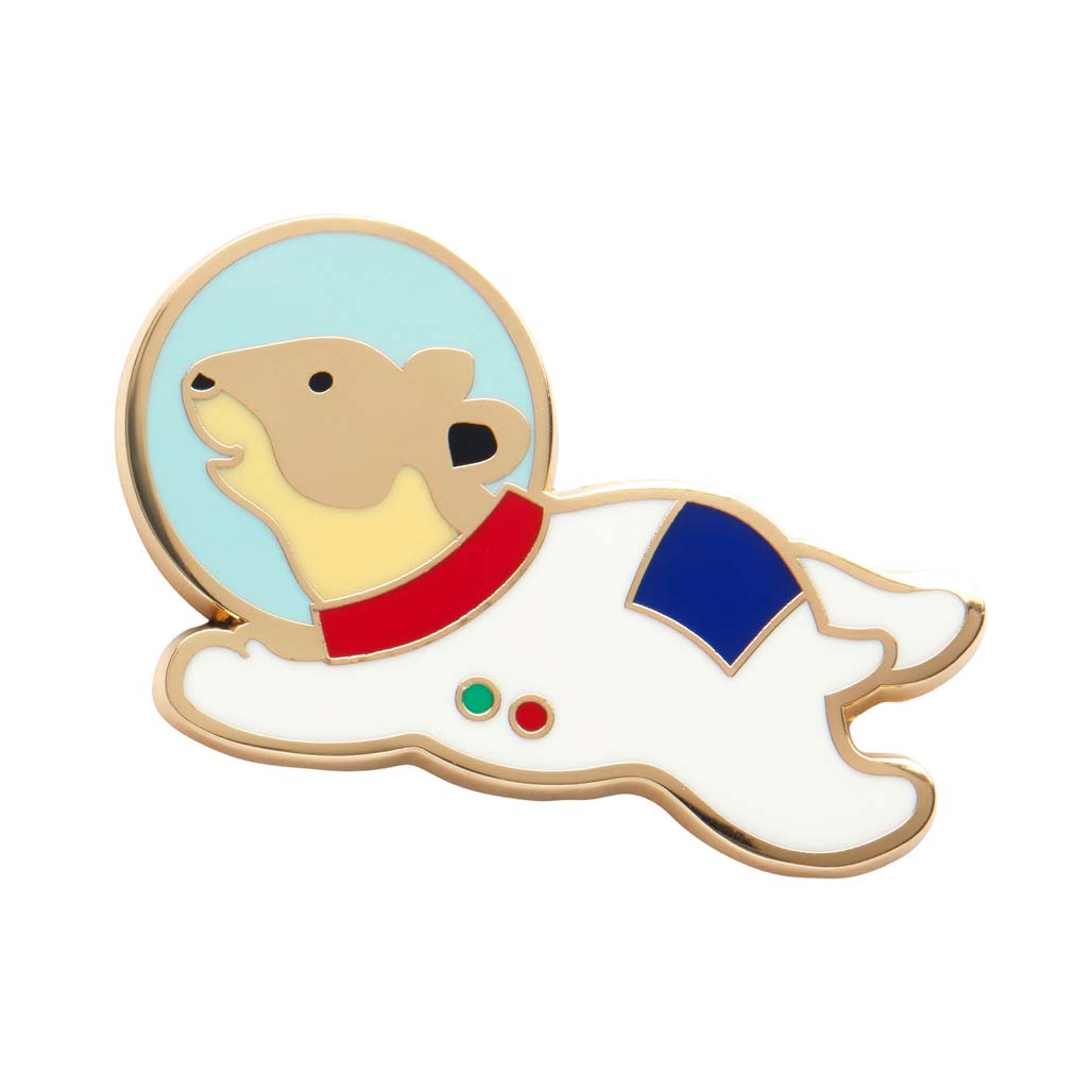 Stout-Hearted Spaceham Enamel Pin By Erstwilder