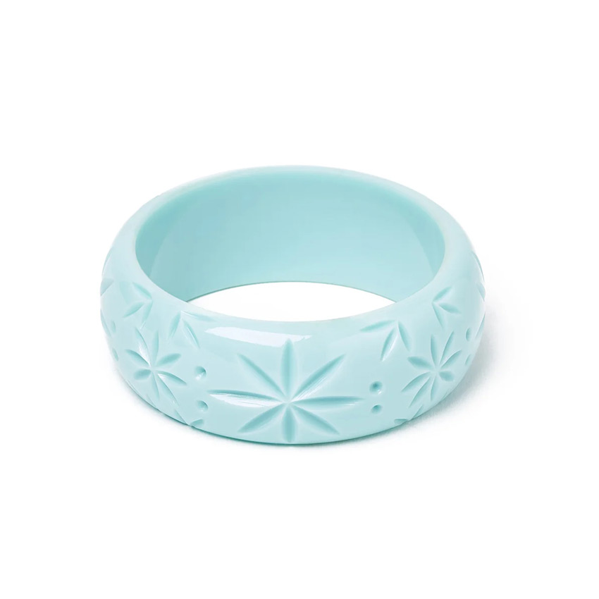 Wide Surf Heavy Carved Bangle By Splendette