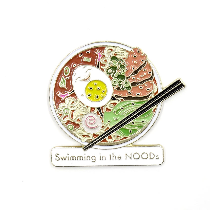 Swimming In The Noods Enamel Pin By Kitschy Delish