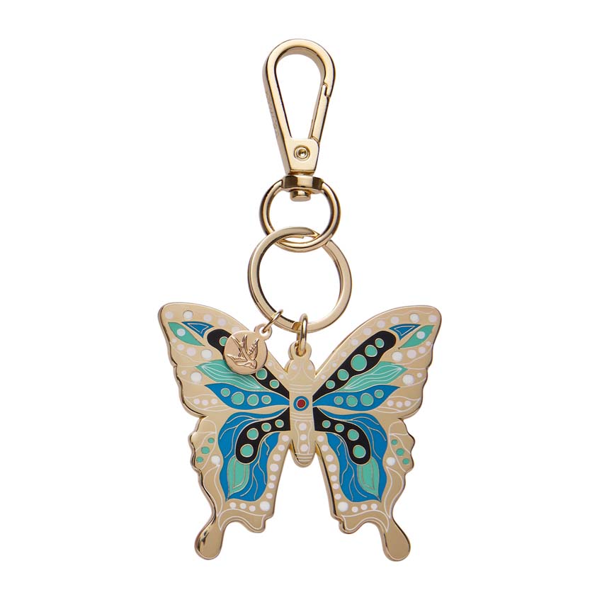 The Butterfly Gunggamburra Key Ring By Erstwilder X Melanie Hava