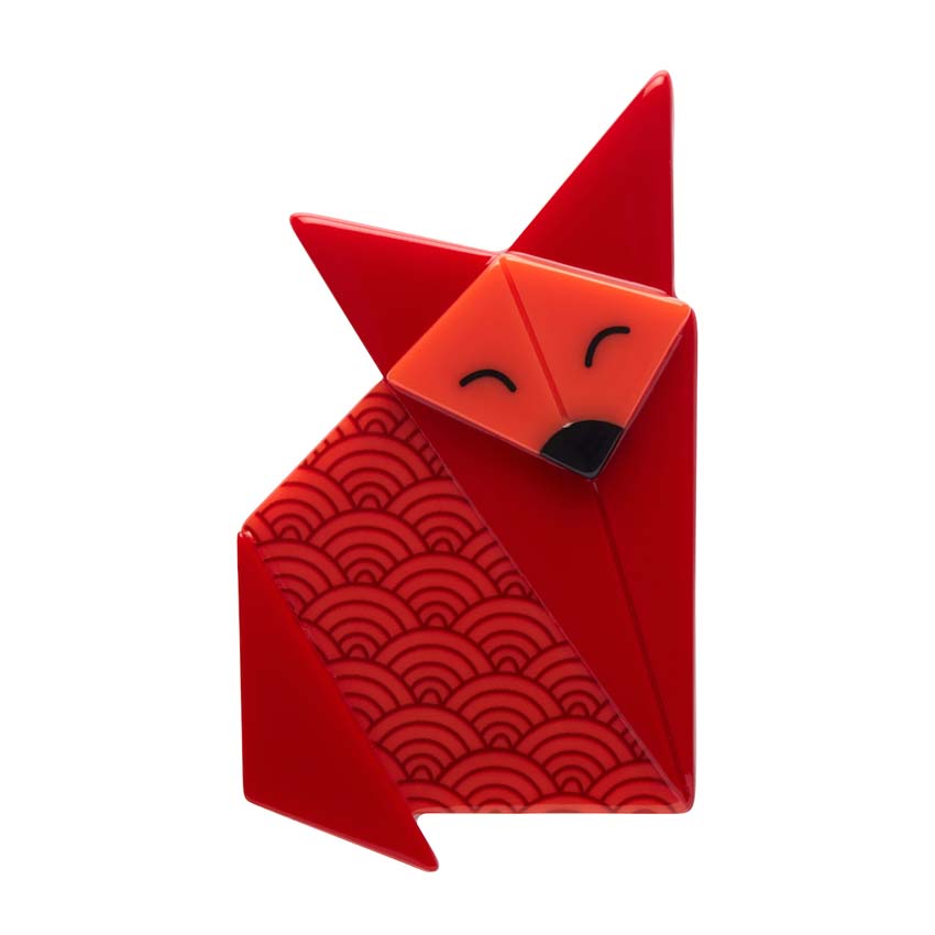 The Sly Fox Brooch By Erstwilder