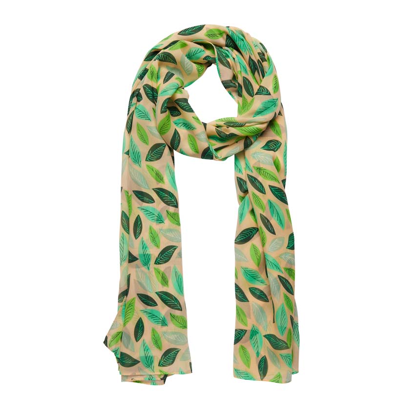 Tranquil Leaves Neck Scarf By Erstwilder X Pete Cromer