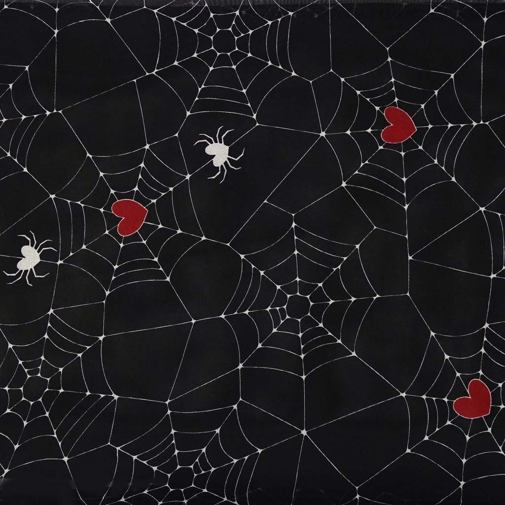 Spiderweb Hearts Scarf By Unique Vintage