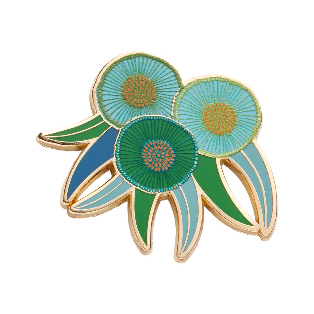 Verdant Green Gum Enamel Pin By Erstwilder X Jocelyn Proust