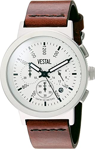 Vestal Unisex SLRCL001 Retrofocus Chrono Analog Display