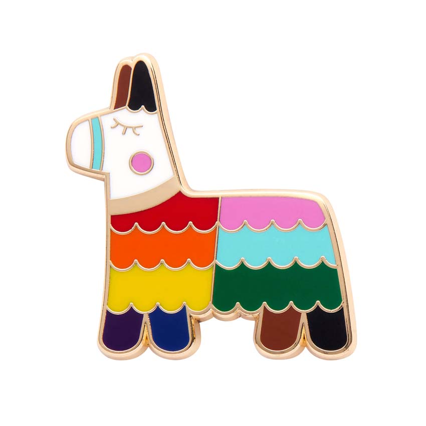 Viva Pride Pinata Enamel Pin By Erstwilder