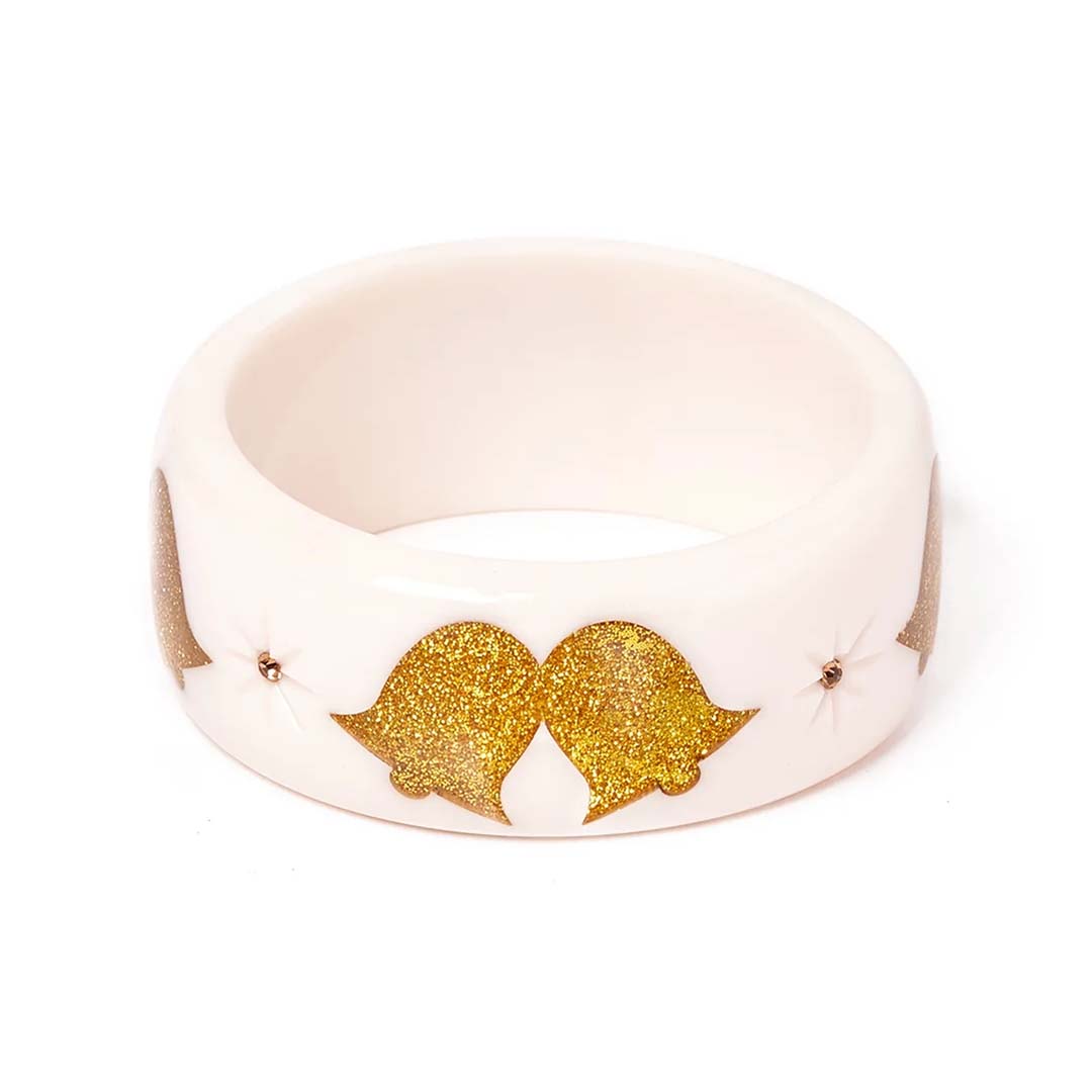Wide Bells Bangle By Splendette