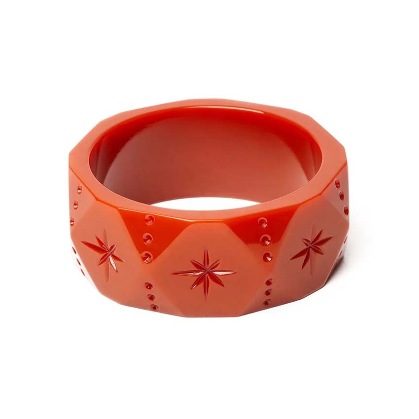 Wide Rust Bangle By Splendette - Maiden Size