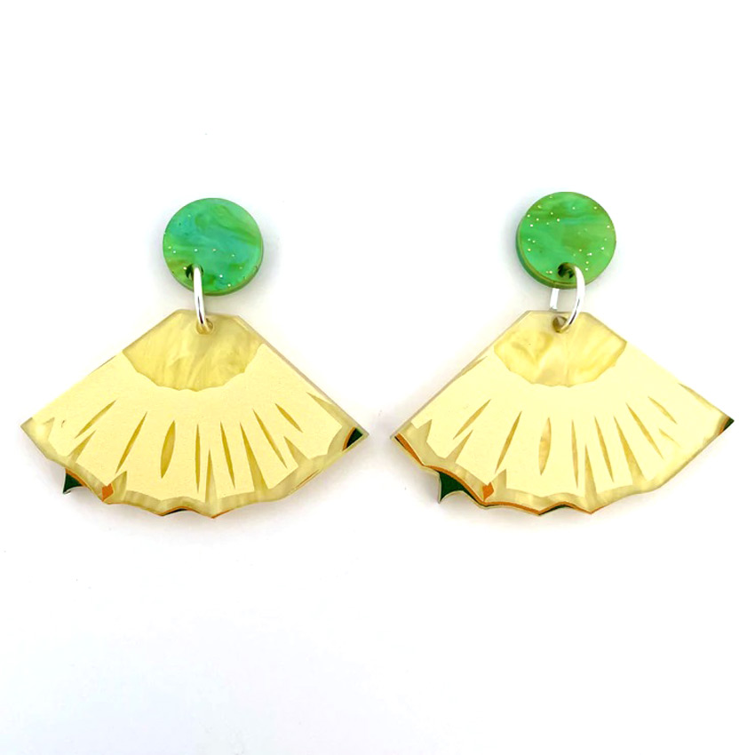 Pineapple Earrings By Wintersheart