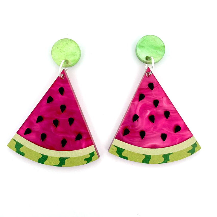 Watermelon Earrings By Wintersheart