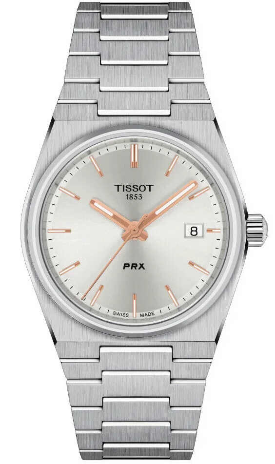 Women's Tissot 1853 PRX Elegant Swiss 35mm Steel Watch T1372101103100