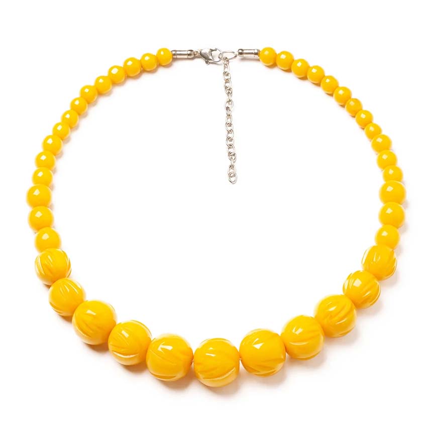 Yolk Fakelite Beads Necklace By Splendette